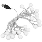3 M 20LED String Lights LED Globe Outdoor Indoor String Lights for Girls Room Decoration Festive Birthday USB Power Supply In Australia - Darrahopens