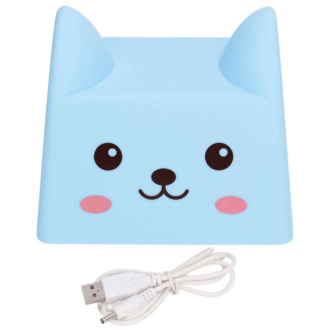 Night Lamp Exquisite Cute Blue Cat Shape White Light Source Interesting Decorative Lighting Device for Kids In Australia - Darrahopens