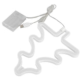 Led Light Sign Green Christmas Trees Safe Stable Unique Shape Wide Application Neon Light for Bedroom Bar Party