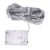 13.12ft LED Christmas Ribbon Light Waterproof Christmas Tree Decorative Light Silver Light RibbonColorful Light