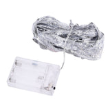 13.12ft LED Christmas Ribbon Light Waterproof Christmas Tree Decorative Light Silver Light RibbonColorful Light