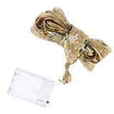 13.12ft Christmas Light Ribbon LED Christmas Tree Gold Transparent Ribbon Light for Festival DecorationWarm White Light In Australia - Darrahopens