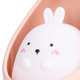 Night Light White Bunny Shape LED Kids Induction Night Lamp with USB Cable for Children's Room Bedroom