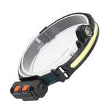 XPG COB Induction Headlamp Type C Rechargeable Outdoor LED Head Torch with Built in Battery