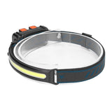 LED Headlight Multifunctional Induction Headlamp 3 Mode COB Outdoor Waterproof Head Flashlight
