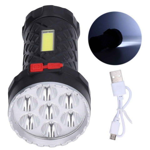 LED Flashlight High Brightness Four Lighting Modes Ergonomic Compact Portable USB Rechargeable Torch In Australia - Darrahopens