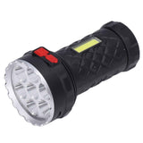 LED Flashlight High Brightness Four Lighting Modes Ergonomic Compact Portable USB Rechargeable Torch In Australia - Darrahopens