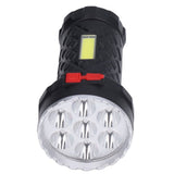 LED Flashlight High Brightness Four Lighting Modes Ergonomic Compact Portable USB Rechargeable Torch In Australia - Darrahopens