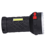 LED Flashlight High Brightness Four Lighting Modes Ergonomic Compact Portable USB Rechargeable Torch In Australia - Darrahopens