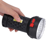 LED Flashlight High Brightness Four Lighting Modes Ergonomic Compact Portable USB Rechargeable Torch