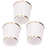 3PCS E14 Lampshade Barrel Shape Table Lamp Shade Meson Installation Fabric Bedroom Ceiling Lamp Shade