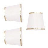 3PCS E14 Lampshade Barrel Shape Table Lamp Shade Meson Installation Fabric Bedroom Ceiling Lamp Shade