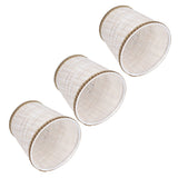 3Pcs Small Lamp Shades Hand Crafted Exquisite Soft Lightweight Dustproof High Luminousness Table Lampshade