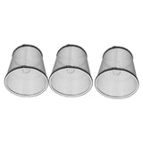 3pcs E14 Cloth Lamp Shade Excellent Light Transmission Chandelier Lamp Shade for Household