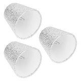 3Pcs Small Lamp Shades E14 Bright Surface Thin Lightweight High Transmittance Safe Design Table Lampshade