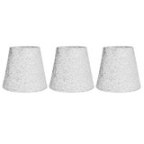 3Pcs Small Lamp Shades E14 Bright Surface Thin Lightweight High Transmittance Safe Design Table Lampshade