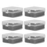 10PCS 4x4x2cm Lamp Holder Storage Box Portable Jewelry Storage Box Small Parts Medicine Storage Container