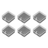 10PCS 4x4x2cm Lamp Holder Storage Box Portable Jewelry Storage Box Small Parts Medicine Storage Container