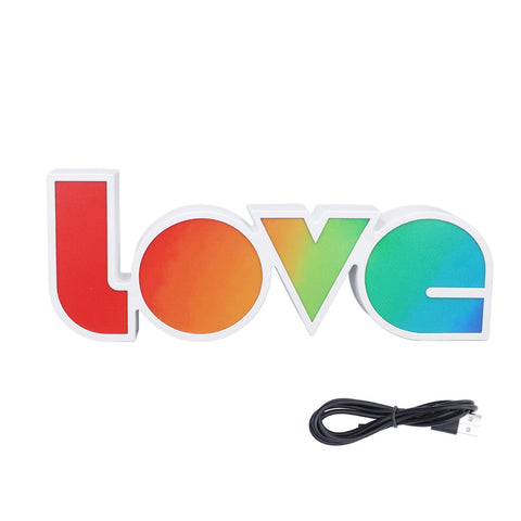 Love Letter Night Light Hangable Decorative Desktop LED Neon Lamp for Wedding Party BedroomGradients In Australia - Darrahopens
