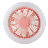 Ceiling Fan Light Small E27 30W Silent Adjustable LED Fan Lamp for Kids Room Bedroom 85‑265V In Australia - Darrahopens