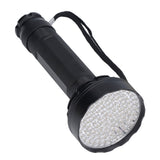 UV Flashlight 100 LED Beads 395nm Easy Use Excellent Performance Anti Slip Treatment Fluorescent Detection Supplies