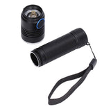 LED Flashlight Telescopic Zoom Protective Function Aluminum Alloy Barrel 2000LM Zoom FlashlightBlack In Australia - Darrahopens