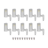 10pcs LED Cabinet Inner Hinge Sensor Light Bedroom Closet Wardrobe Cupboard Night Light In Australia - Darrahopens