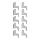 10pcs LED Cabinet Inner Hinge Sensor Light Bedroom Closet Wardrobe Cupboard Night Light