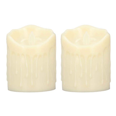 2pcs Flameless Candles Lamp Simulation LED Candle Light for Dating Wedding Proposal In Australia - Darrahopens