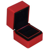 Velvet Ring Box LED Light Eco Friendly Safe Poisonless Elegant Design Romantic Ambience Engagement Ring BoxRed In Australia - Darrahopens