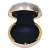 LED Rings Box Luxurious Elegant Frosted Treatment Soft Velour Good Texture Jewelry Gift Box for Engagement Wedding