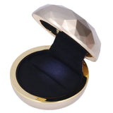 LED Rings Box Luxurious Elegant Frosted Treatment Soft Velour Good Texture Jewelry Gift Box for Engagement Wedding
