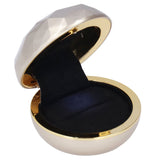 LED Rings Box Luxurious Elegant Frosted Treatment Soft Velour Good Texture Jewelry Gift Box for Engagement Wedding