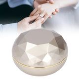 LED Rings Box Luxurious Elegant Frosted Treatment Soft Velour Good Texture Jewelry Gift Box for Engagement Wedding