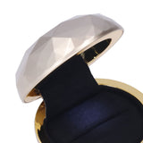 LED Rings Box Luxurious Elegant Frosted Treatment Soft Velour Good Texture Jewelry Gift Box for Engagement Wedding
