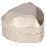LED Rings Box Luxurious Elegant Frosted Treatment Soft Velour Good Texture Jewelry Gift Box for Engagement Wedding