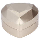 LED Rings Box Luxurious Elegant Frosted Treatment Soft Velour Good Texture Jewelry Gift Box for Engagement Wedding