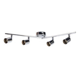 Lamp Holder 4 Head Adjustable Flexible Rotation GU10 Light Holder for Bedrooms Living Rooms Restaurants Offices 85V to 265V