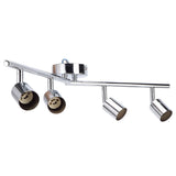 Lamp Holder 4 Head Adjustable Flexible Rotation GU10 Light Holder for Bedrooms Living Rooms Restaurants Offices 85V to 265V