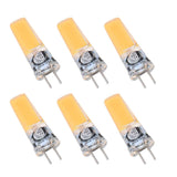 6PCS GY6.35 Bulb 5W COB Light Bulb 500lm Silicone Ceiling Lamp Bulb for Living RoomWarm White In Australia - Darrahopens