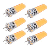 6PCS GY6.35 Bulb 5W COB Light Bulb 500lm Silicone Ceiling Lamp Bulb for Living RoomWarm White In Australia - Darrahopens