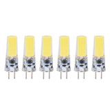 6PCS GY6.35 Bulb 5W COB Light Bulb 500lm Silicone Ceiling Lamp Bulb for Living RoomCold White In Australia - Darrahopens