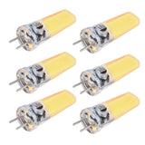 6PCS GY6.35 Bulb 5W COB Light Bulb 500lm Silicone Ceiling Lamp Bulb for Living RoomCold White In Australia - Darrahopens
