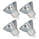 4Pcs MR11 LED Bulb 5W 500lm Bulb Replacement with 15 Beads Double Pin Base for Spotlight Landscape LampWarm White