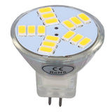4Pcs MR11 LED Bulb 5W 500lm Bulb Replacement with 15 Beads Double Pin Base for Spotlight Landscape LampWarm White