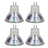 4Pcs MR11 LED Bulb 5W 500lm Bulb Replacement with 15 Beads Double Pin Base for Spotlight Landscape LampCold White