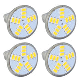 4Pcs MR11 LED Bulb 5W 500lm Bulb Replacement with 15 Beads Double Pin Base for Spotlight Landscape LampCold White