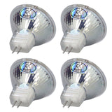 4Pcs MR11 LED Bulb 5W 500lm Bulb Replacement with 15 Beads Double Pin Base for Spotlight Landscape LampCold White