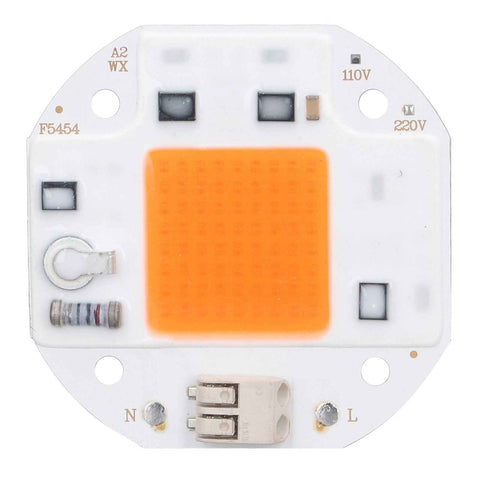 High Power LED Chip Plant Grow Light 380‑800NM COB Lamp Beads Drive Free for DIY Hydroponic Growing Light 220V70W In Australia - Darrahopens