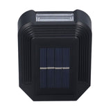 Outdoor Solar Wall Lights Outside Exterior Light Fixture 6LED IP65 Protection for Outdoor Decoration Garden CourtyardWhite Light